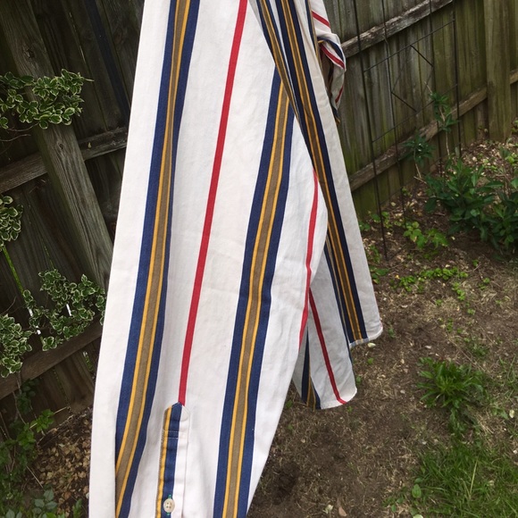 *SOLD* Vtg Tommy Hilfiger Striped Buttonup - Picture 6 of 8